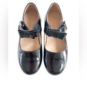 Girls Elephantito Holiday shoe - The Charlotte. Black patent leather. (Size 12)